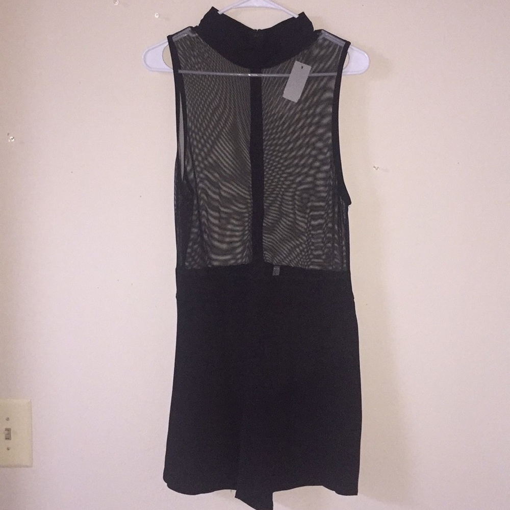💣GS LOVE Sleeveless Black Mesh Romper 💣